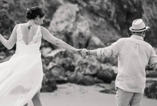 Beach wedding Tairua