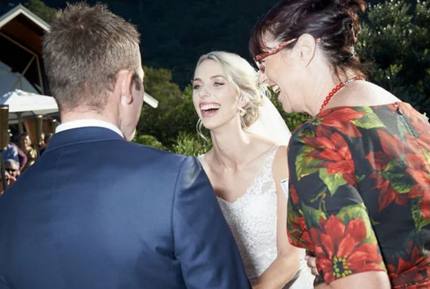 Celebrant at wedding